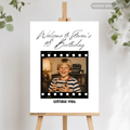 Custom Photo Camera Vintage Style Birthday Party Welcome Sign Poster or Foam Board