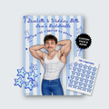 Seashells & Wedding Bells - Coastal Theme Bachelorette - Custom Pin the Tail Game Poster