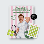 Last Swing Before the Ring - Tennis Theme Bachelorette - Custom Pin the Tail Game Poster