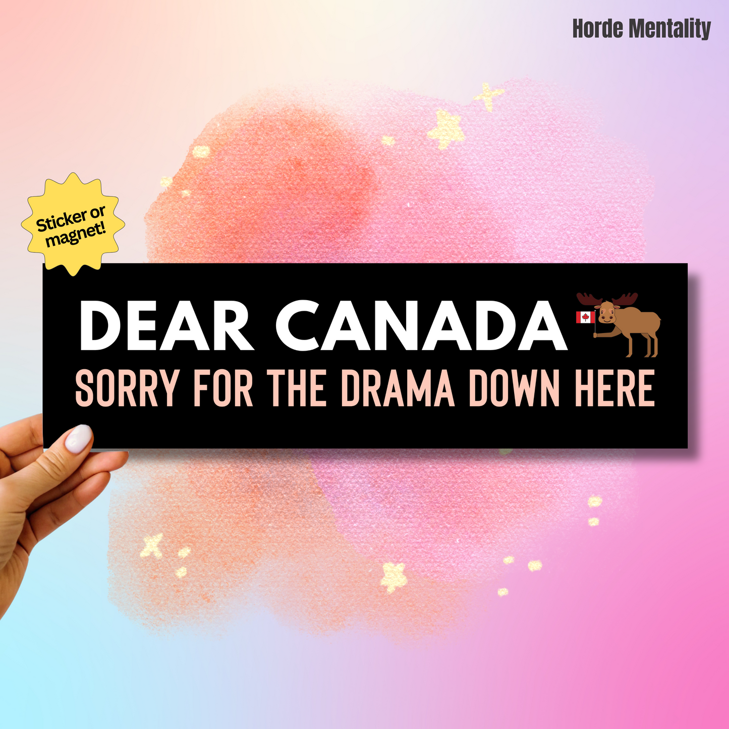 Dear Canada Sorry for the Drama Down Here